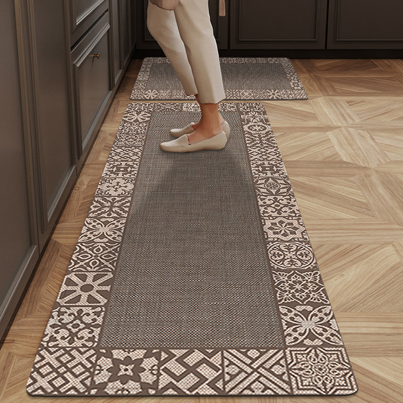 Retro Belgian Velvet: The "Wash-Free" Luxury Kitchen Solution