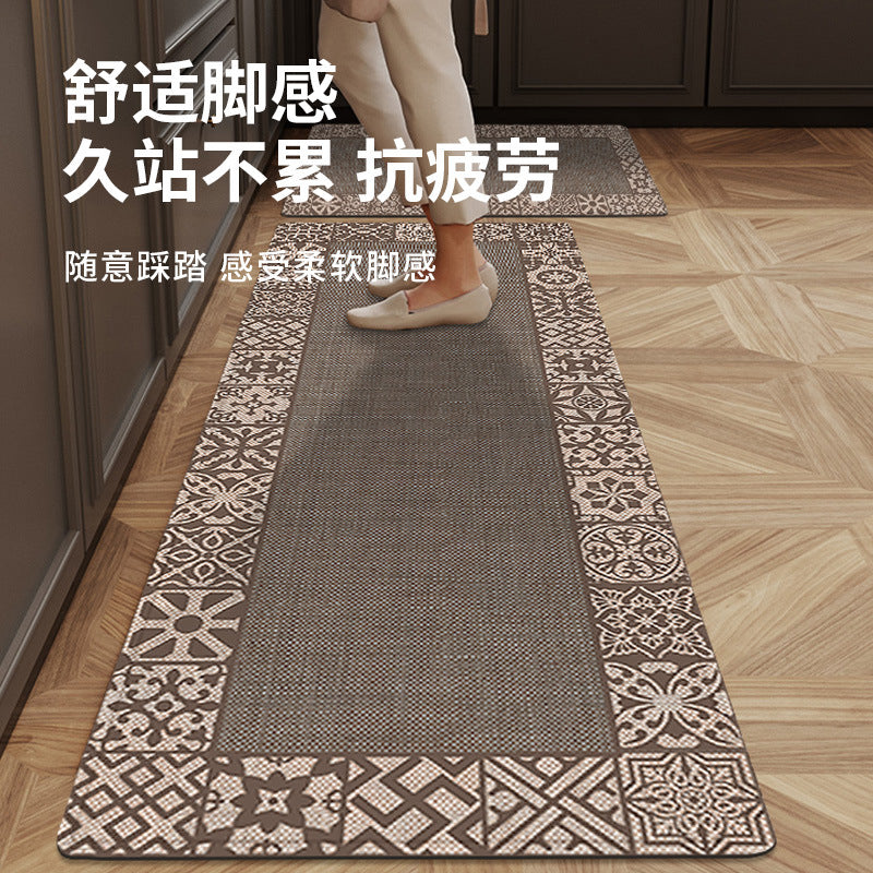 Retro Belgian Velvet: The "Wash-Free" Luxury Kitchen Solution