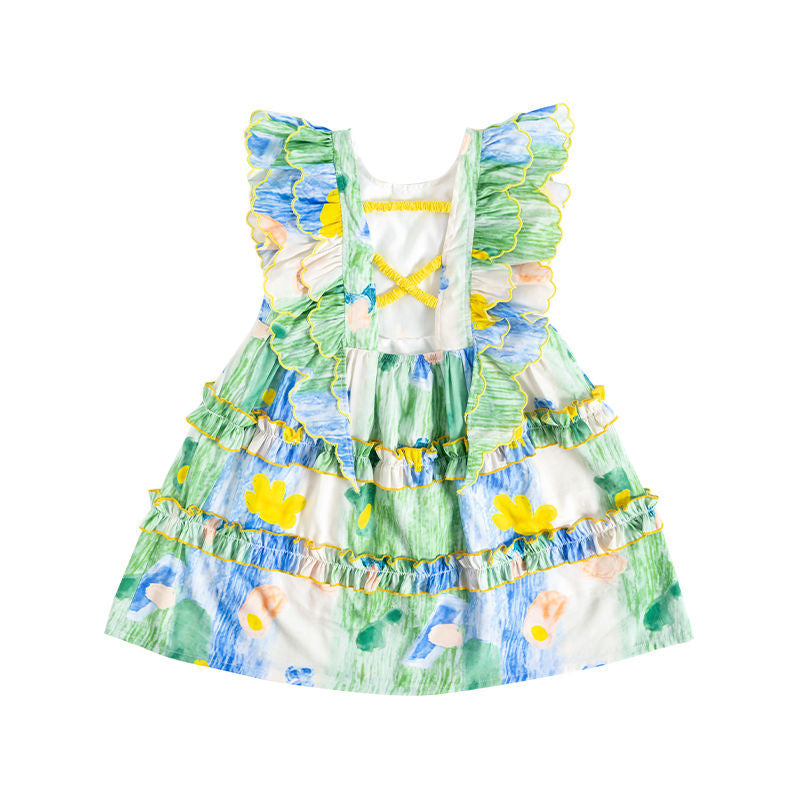 Girls Beach Princess Dress Summer 2024 Fashion – Summer Kids Fashion Nepal | Tudoholic