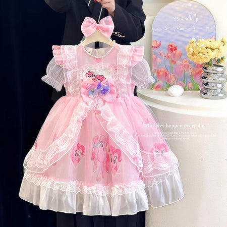 Girls Little Pony Lolita Princess Dress Summer – Summer Kids Fashion Nepal | Tudoholic