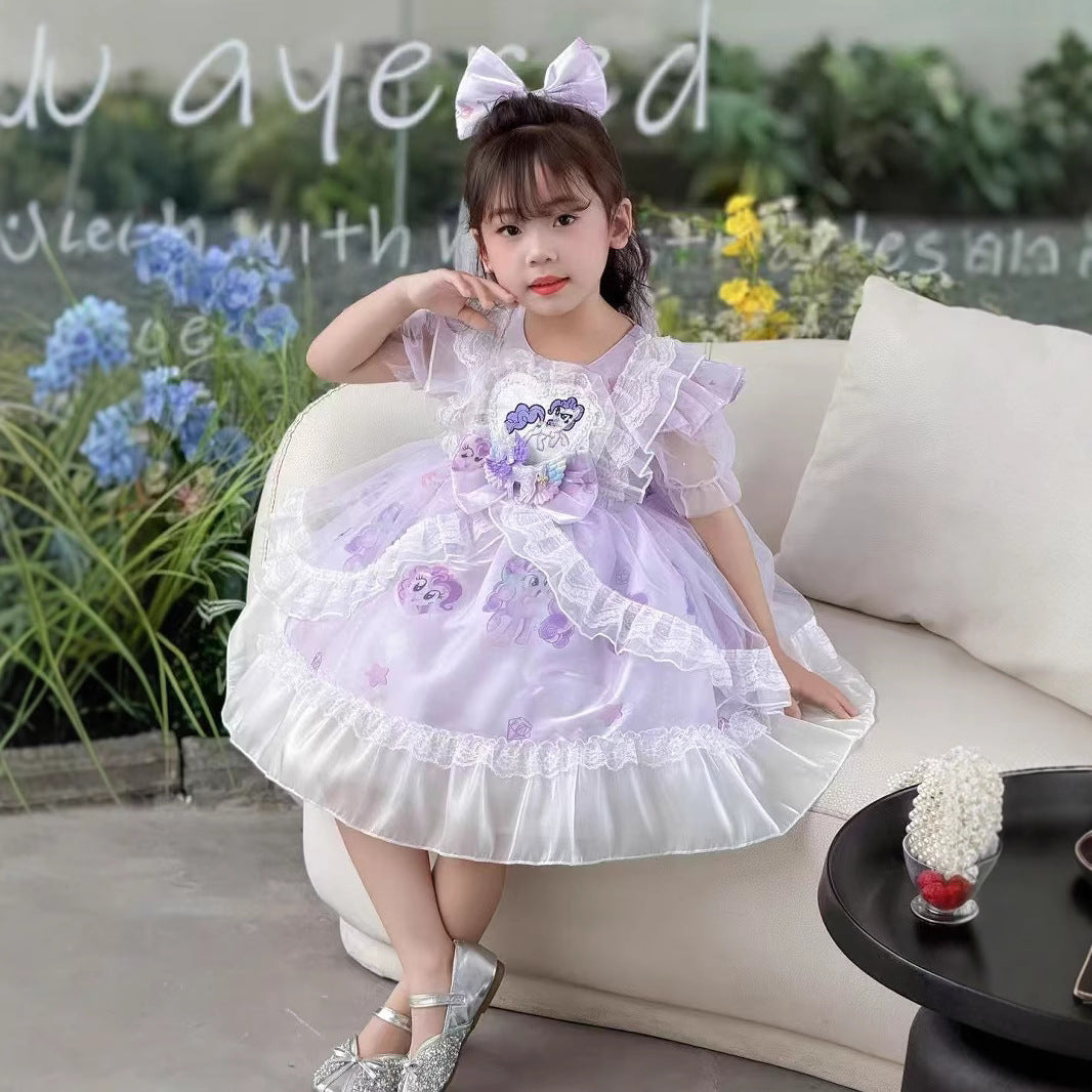 Girls Little Pony Lolita Princess Dress Summer – Summer Kids Fashion Nepal | Tudoholic