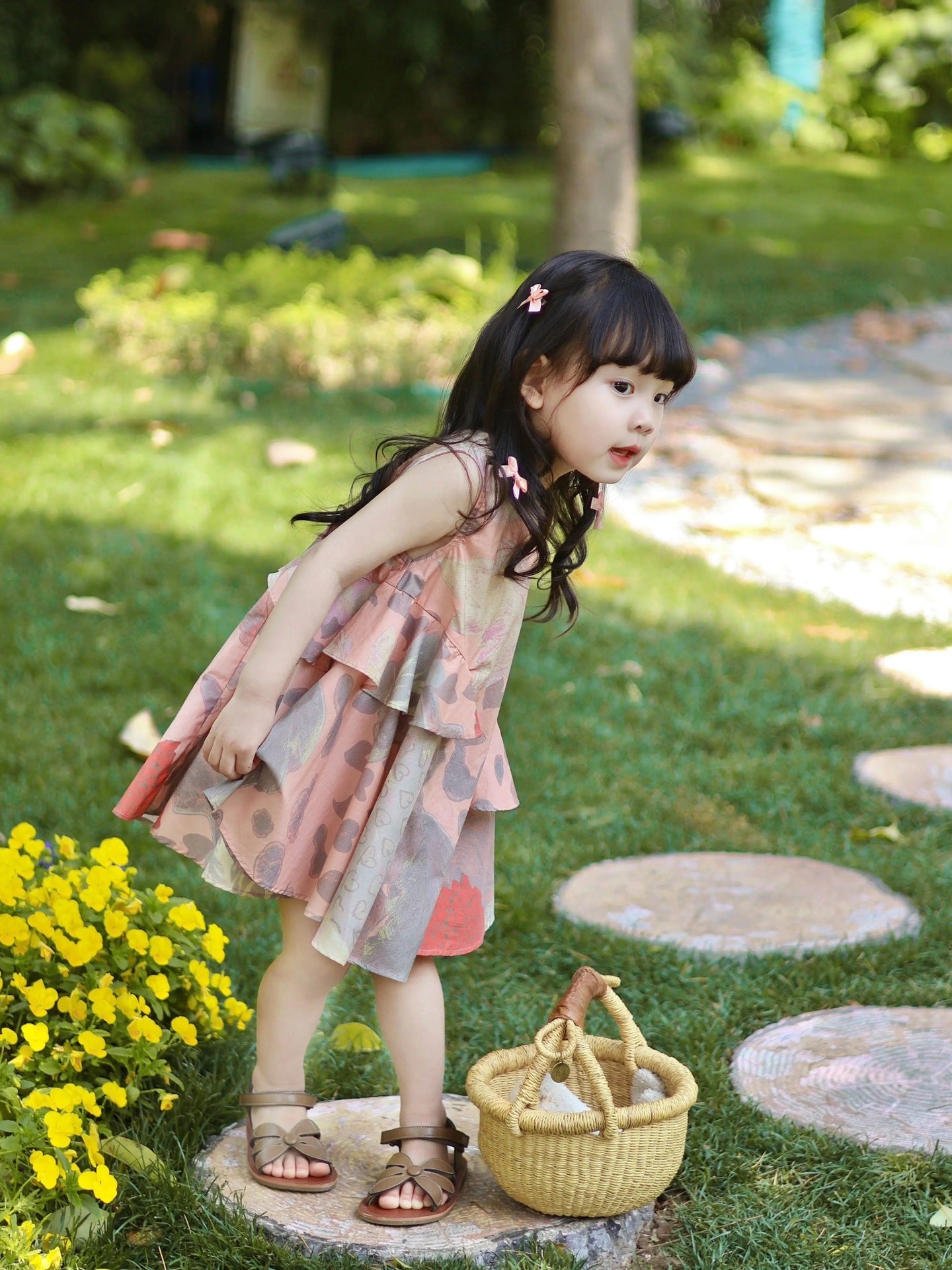 Girls Mori Style Princess Dress Summer 2024 Fashion – Summer Kids Fashion Nepal | Tudoholic