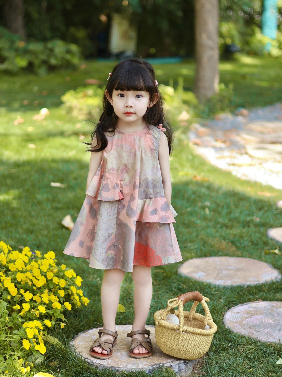 Girls Mori Style Princess Dress Summer 2024 Fashion – Summer Kids Fashion Nepal | Tudoholic