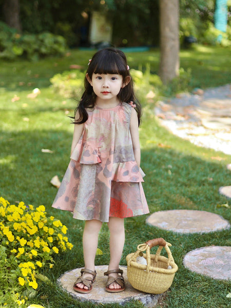 Girls Mori Style Princess Dress Summer 2024 Fashion – Summer Kids Fashion Nepal | Tudoholic