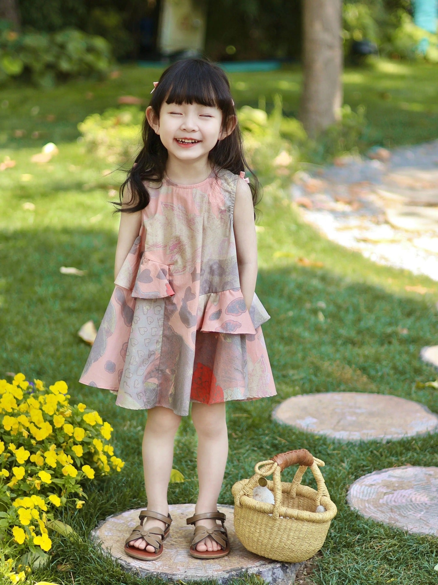 Girls Mori Style Princess Dress Summer 2024 Fashion – Summer Kids Fashion Nepal | Tudoholic