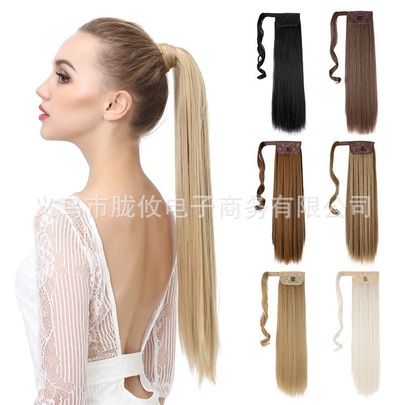 Women’s Long Straight Ponytail Extension Wig
