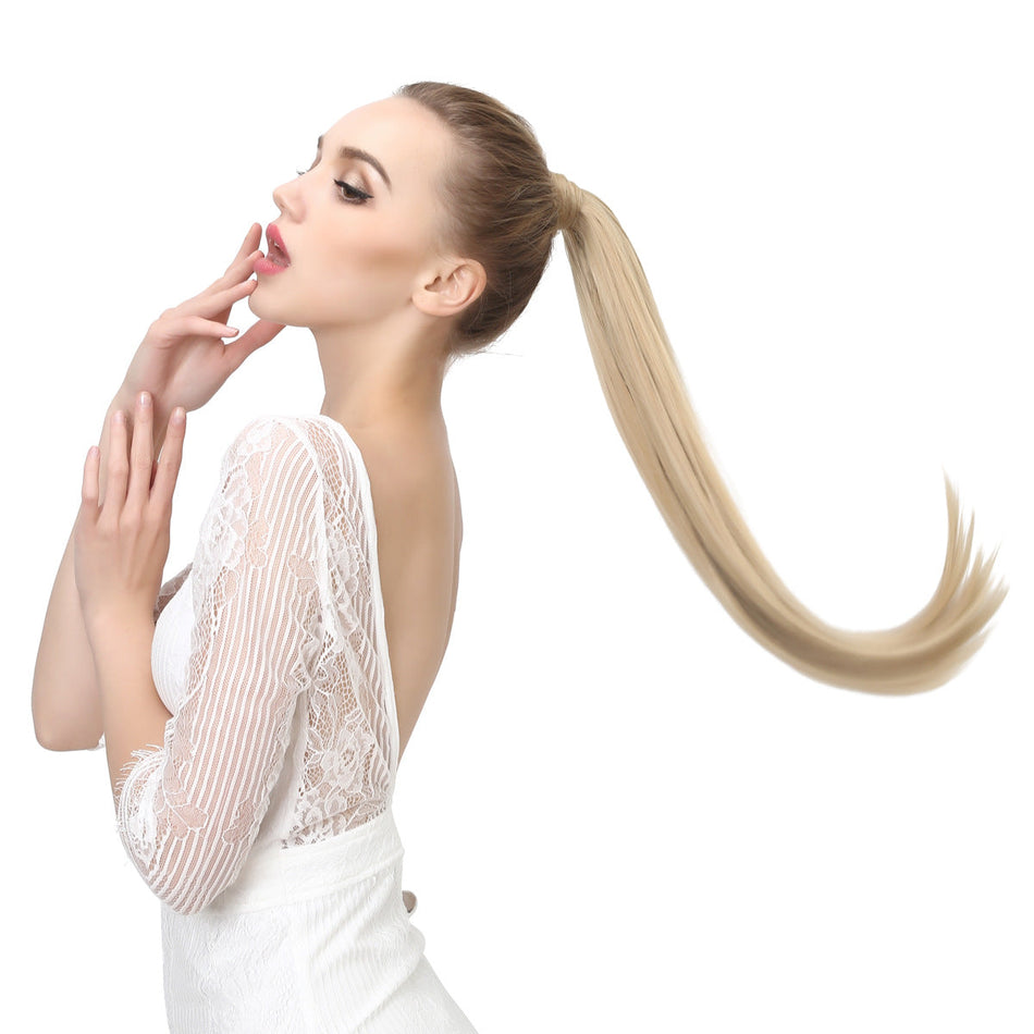 Women’s Long Straight Ponytail Extension Wig
