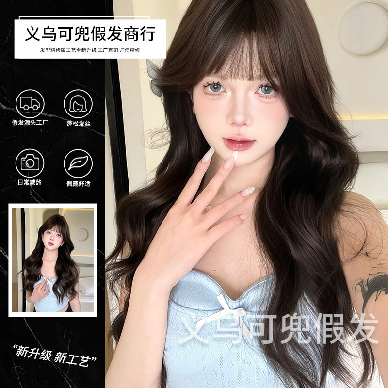 Women’s Natural Long Wavy Daily Wear Wig