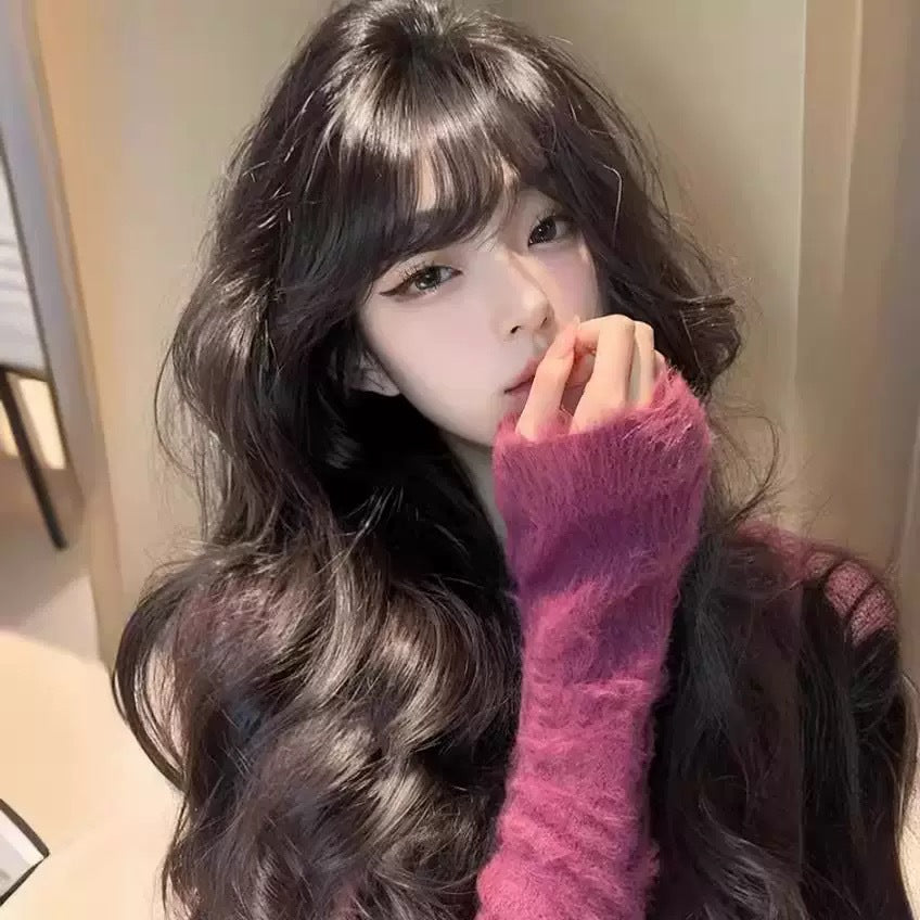 Women’s Fluffy Big Wave Long Curly Wig