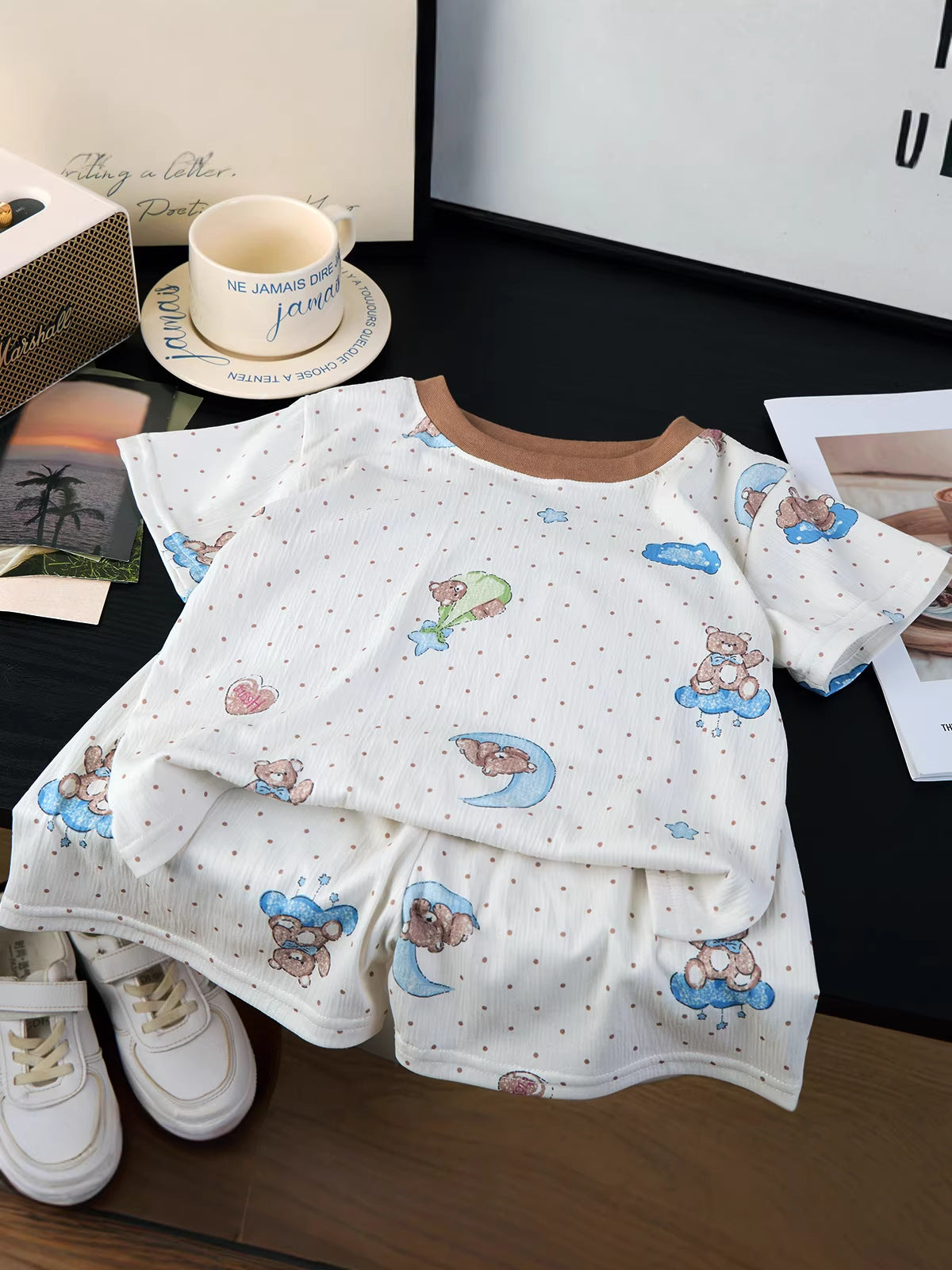 Sleepwear Collection: Elastic "Cloud Wrinkle" Cotton Suit – Kids Fashion Nepal | Tudoholic