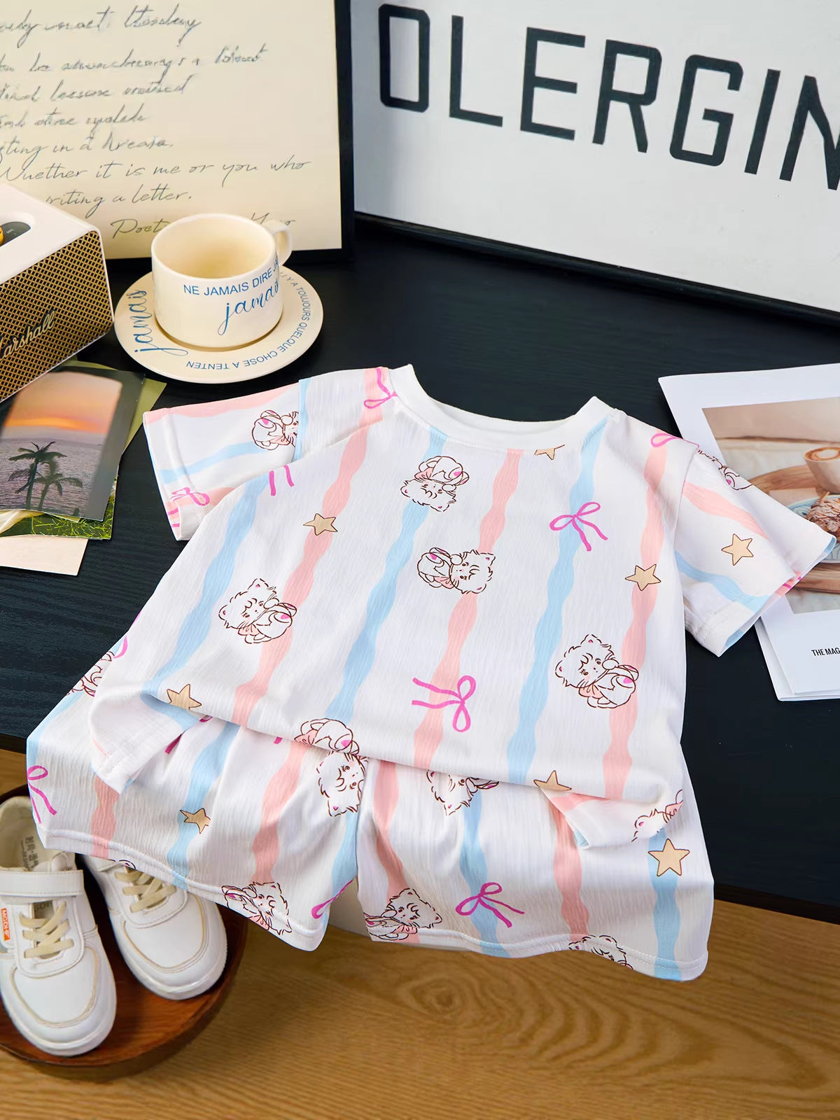 Sleepwear Collection: Elastic "Cloud Wrinkle" Cotton Suit – Kids Fashion Nepal | Tudoholic