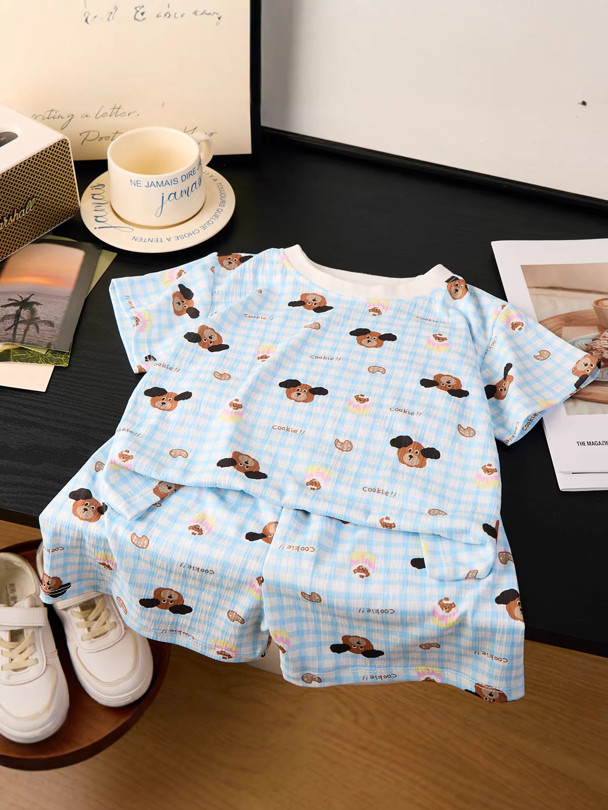 Sleepwear Collection: Elastic "Cloud Wrinkle" Cotton Suit – Kids Fashion Nepal | Tudoholic