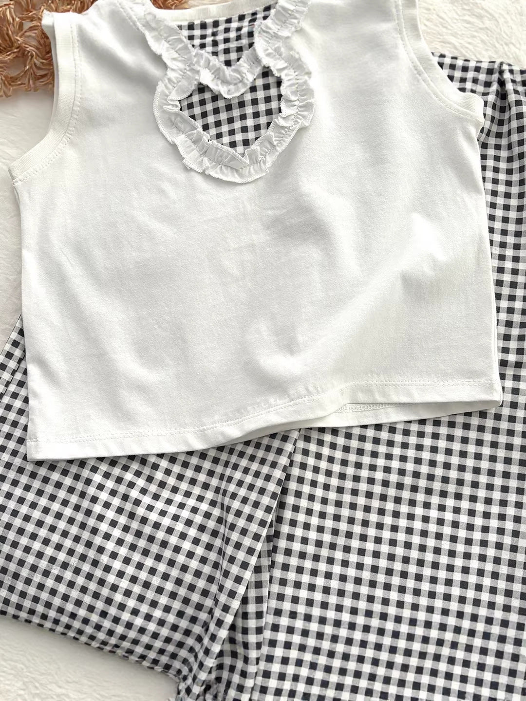 Vacation Trend: Girls' Cotton Lace & Wide-Leg Culotte Suit – Kids Fashion Nepal | Tudoholic