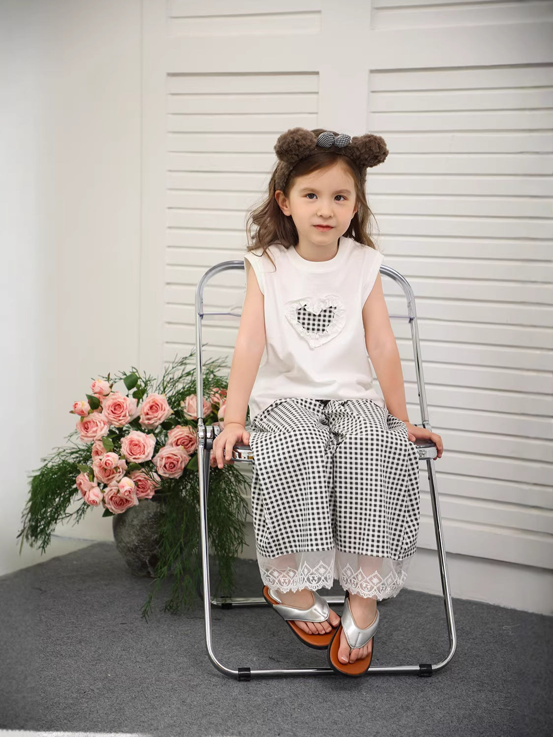 Vacation Trend: Girls' Cotton Lace & Wide-Leg Culotte Suit – Kids Fashion Nepal | Tudoholic