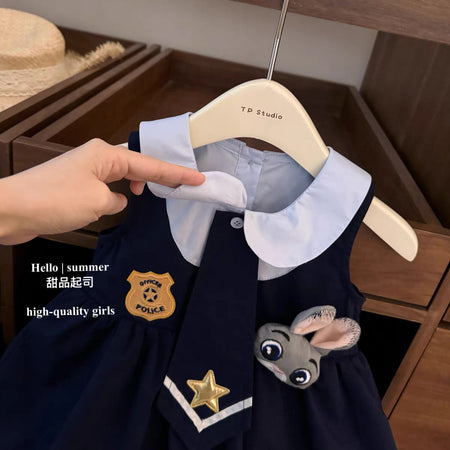 Girls Cute Rabbit Collar Princess Dress Summer Style – Summer Kids Fashion Nepal | Tudoholic