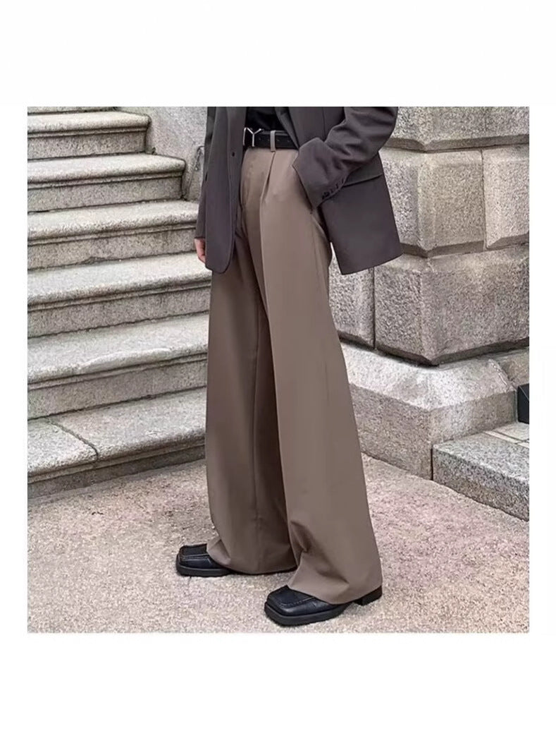 Men’s Korean Loose Wide-Leg Pants – All-Match Style