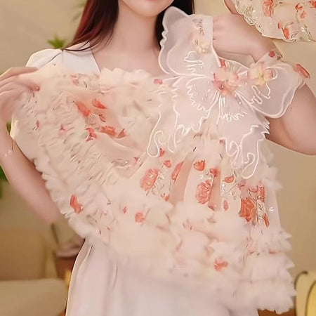 Girls Floral Butterfly Wings Princess Dress Summer – Summer Kids Fashion Nepal | Tudoholic