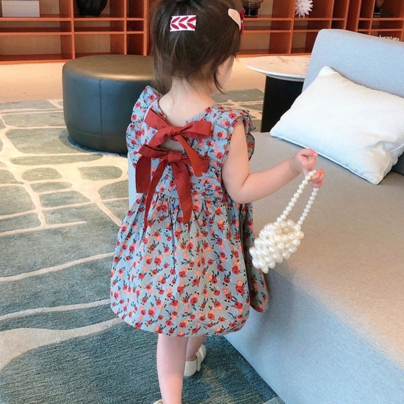 Girls Korean Style Vest Princess Dress Summer – Summer Kids Fashion Nepal | Tudoholic