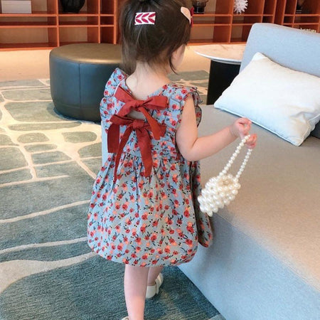 Girls Korean Style Vest Princess Dress Summer – Summer Kids Fashion Nepal | Tudoholic