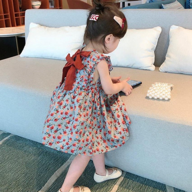Girls Korean Style Vest Princess Dress Summer – Summer Kids Fashion Nepal | Tudoholic