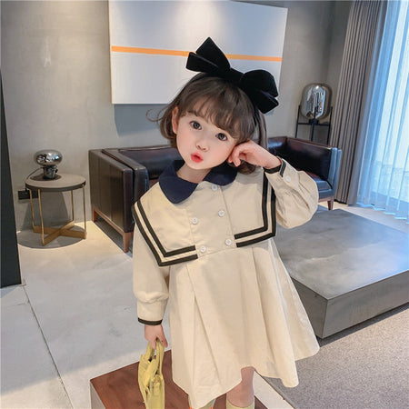 Girls Preppy Jacket Skirt Set Korean Style Autumn – Spring Autumn Kids Fashion Nepal | Tudoholic