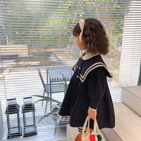 Girls Preppy Jacket Skirt Set Korean Style Autumn – Spring Autumn Kids Fashion Nepal | Tudoholic
