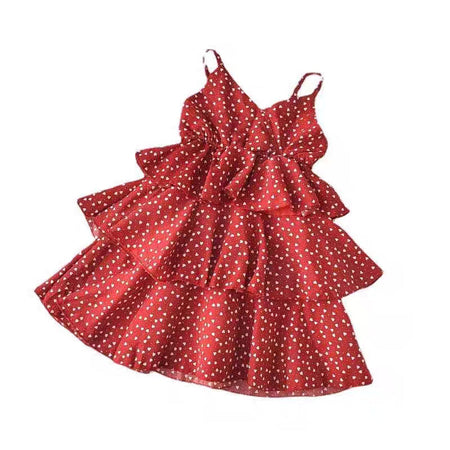 Girls Retro Hong Kong Suspender Dress Summer Style – Summer Kids Fashion Nepal | Tudoholic
