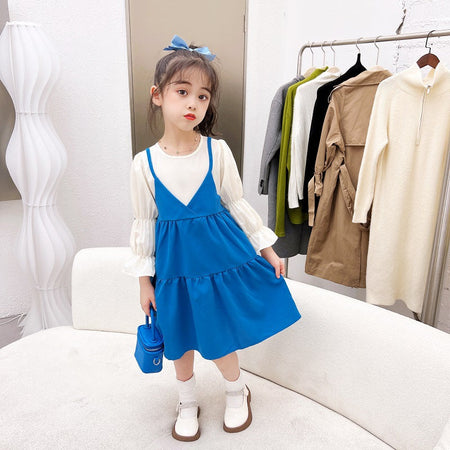 Girls Korean Style Autumn Princess Dress Baby Dress – Spring Autumn Toddler Fashion Nepal | Tudoholic
