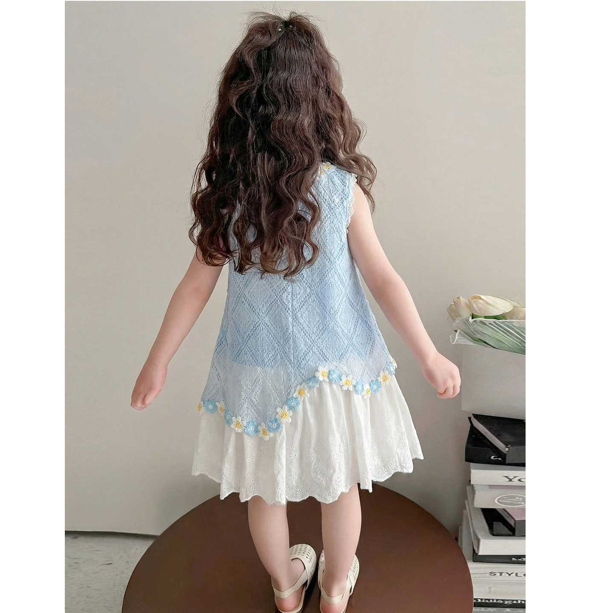 Girls Sleeveless Princess Dress Summer Cute Style – Summer Kids Fashion Nepal | Tudoholic