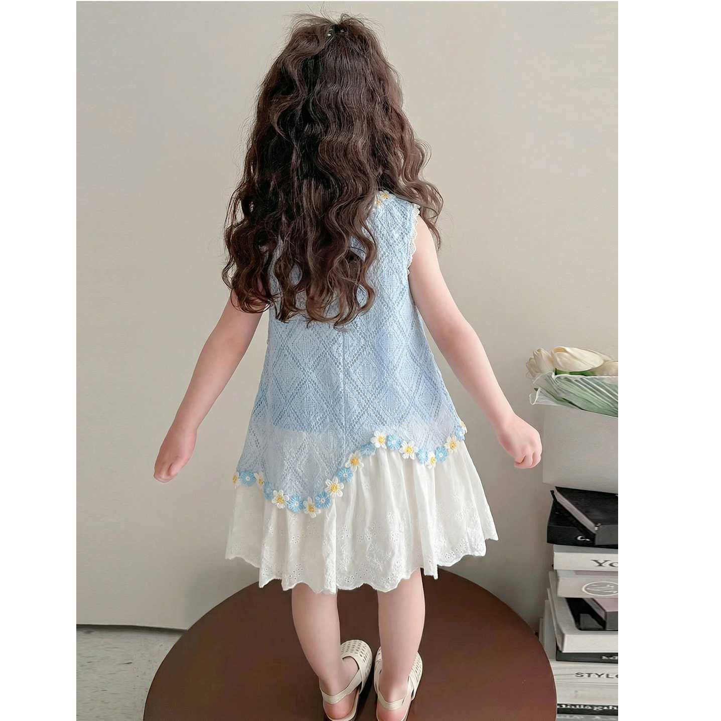 Girls Sleeveless Princess Dress Summer Cute Style – Summer Kids Fashion Nepal | Tudoholic