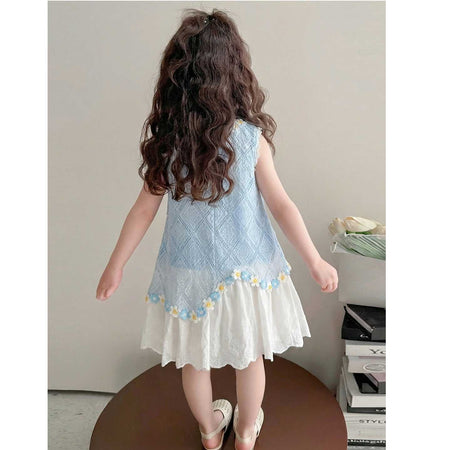 Girls Sleeveless Princess Dress Summer Cute Style – Summer Kids Fashion Nepal | Tudoholic