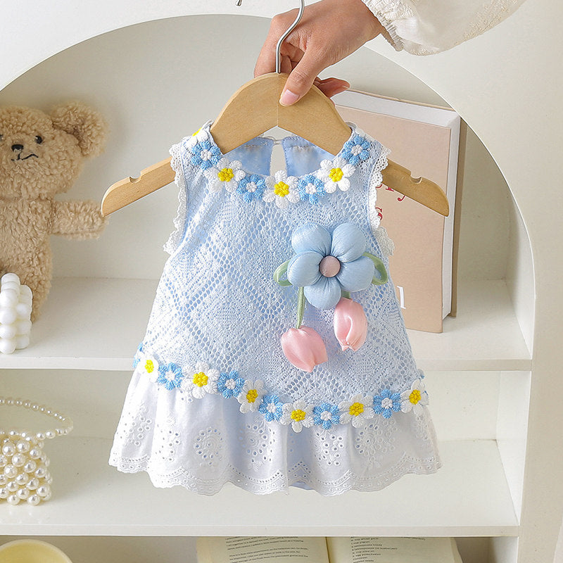 Girls Sleeveless Princess Dress Summer Cute Style – Summer Kids Fashion Nepal | Tudoholic