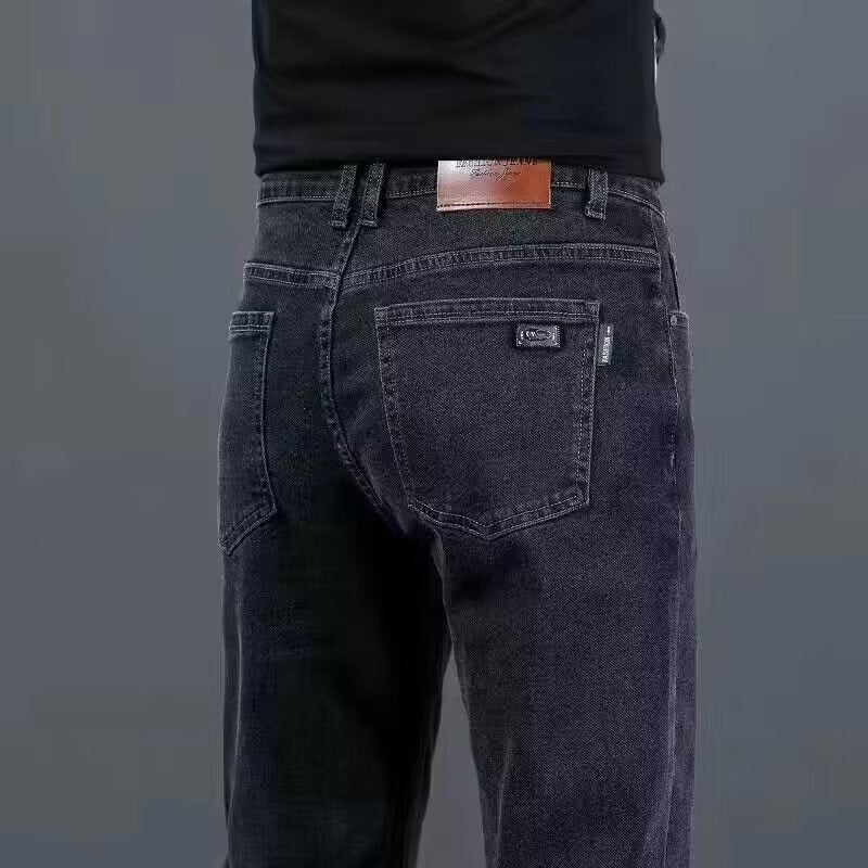 Men’s Slim Straight Stretch Business Jeans