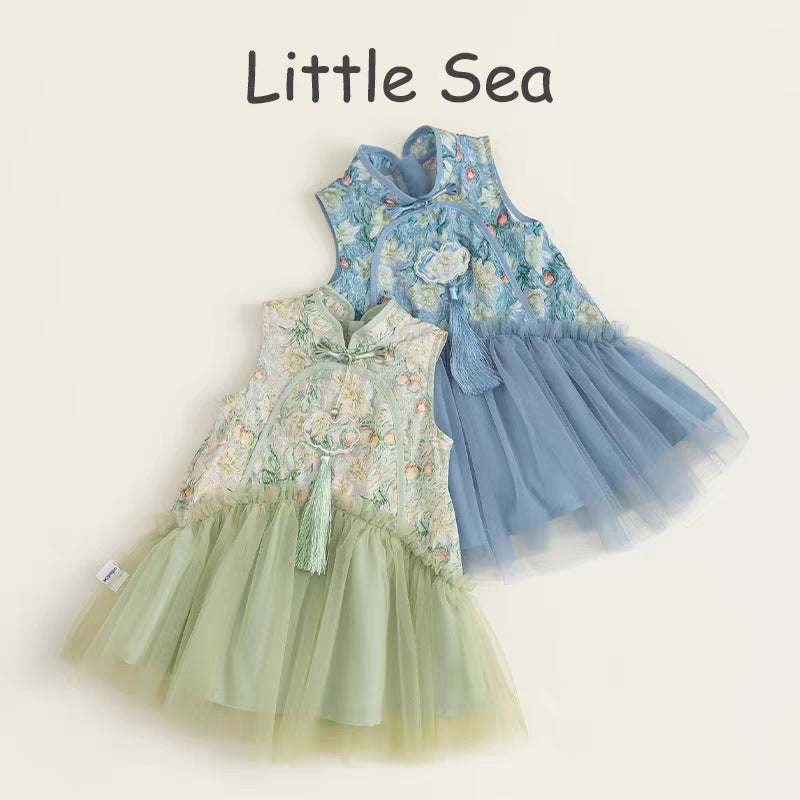 Girls Chinese Hanfu Mesh Princess Dress Summer – Summer Kids Fashion Nepal | Tudoholic