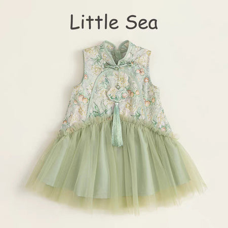 Girls Chinese Hanfu Mesh Princess Dress Summer – Summer Kids Fashion Nepal | Tudoholic