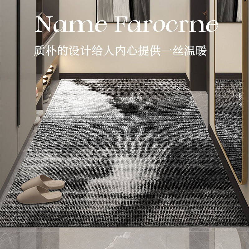 American Retro Light Luxury Cuttable Entrance Mat