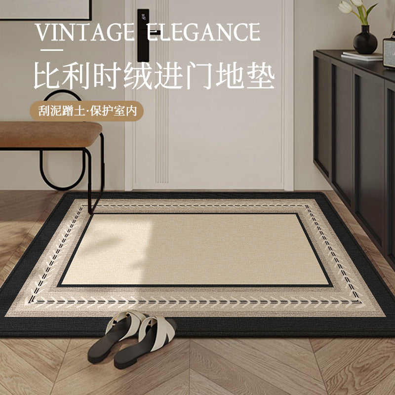 American Retro Light Luxury Cuttable Entrance Mat