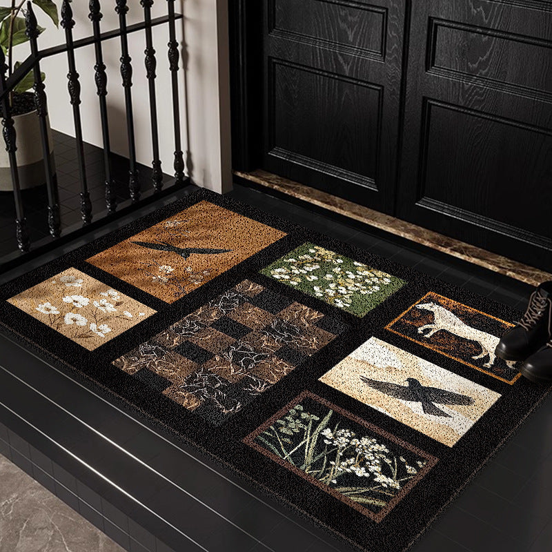 French Middle Style Light Luxury High-End Entrance Mat