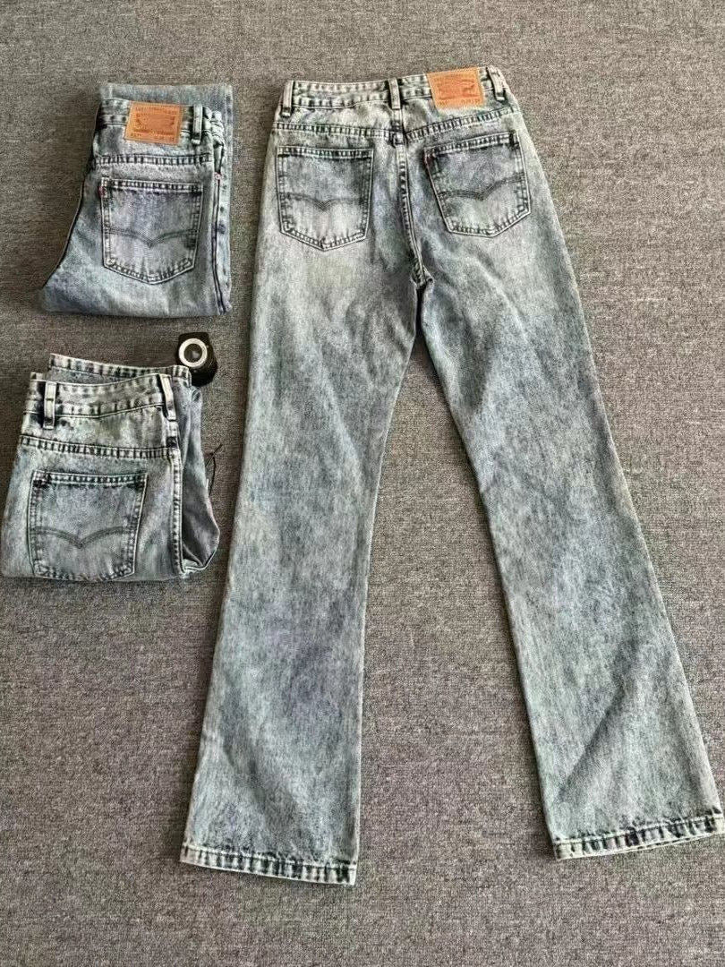 Men’s Ice Blue Vintage Flared Jeans