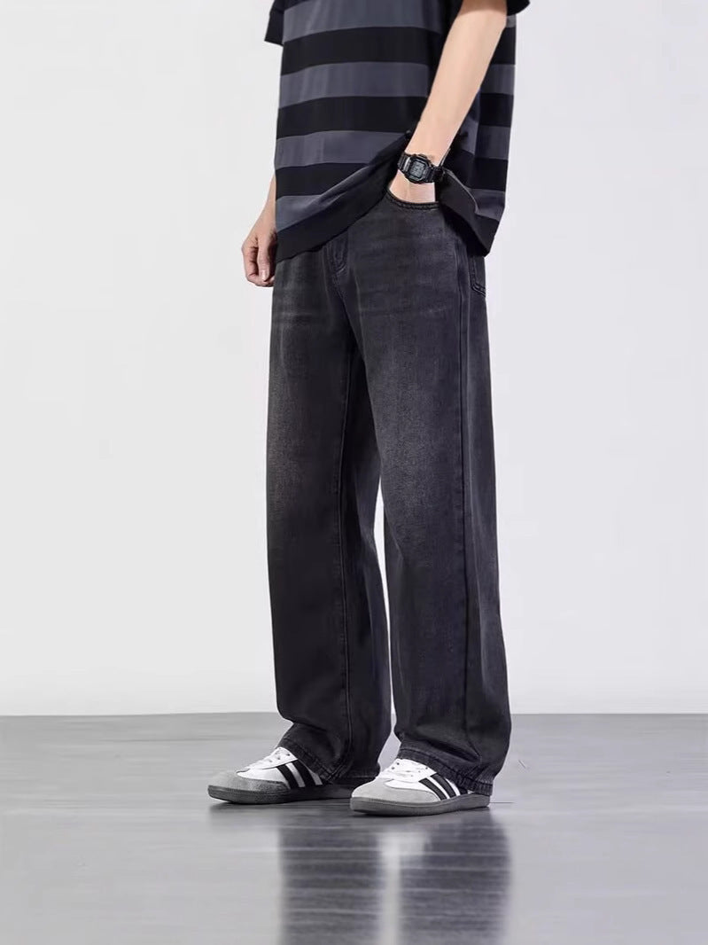 Men’s Retro Cleanfit Wide-Leg Jeans