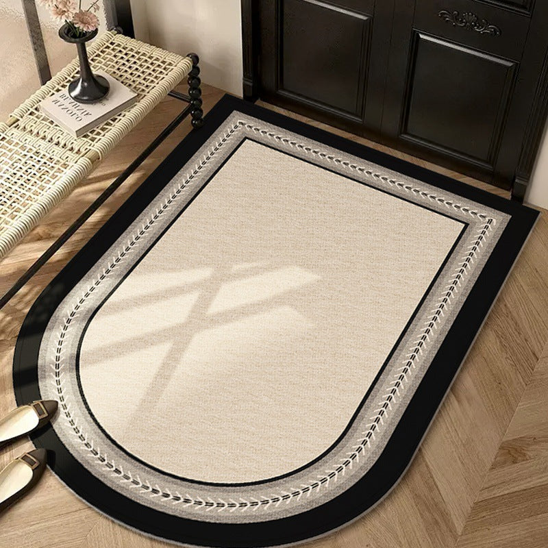 Light Luxury Arched Belgian Velvet Entrance Mat