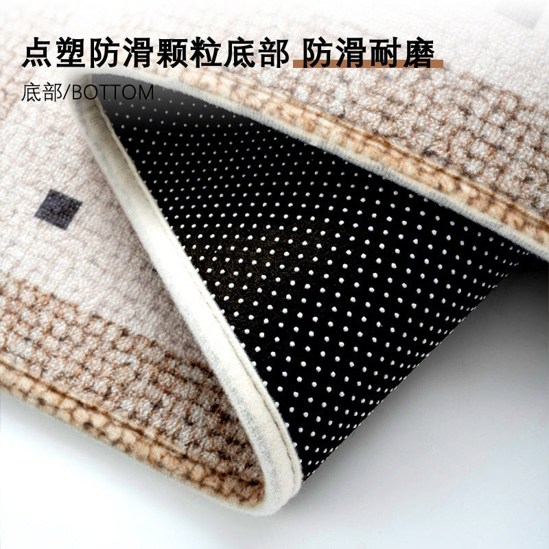 American Style Retro Modern Cuttable Entrance Mat