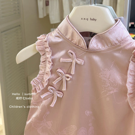 Girls Cheongsam Hanfu Dress Summer Princess Style – Summer Kids Fashion Nepal | Tudoholic