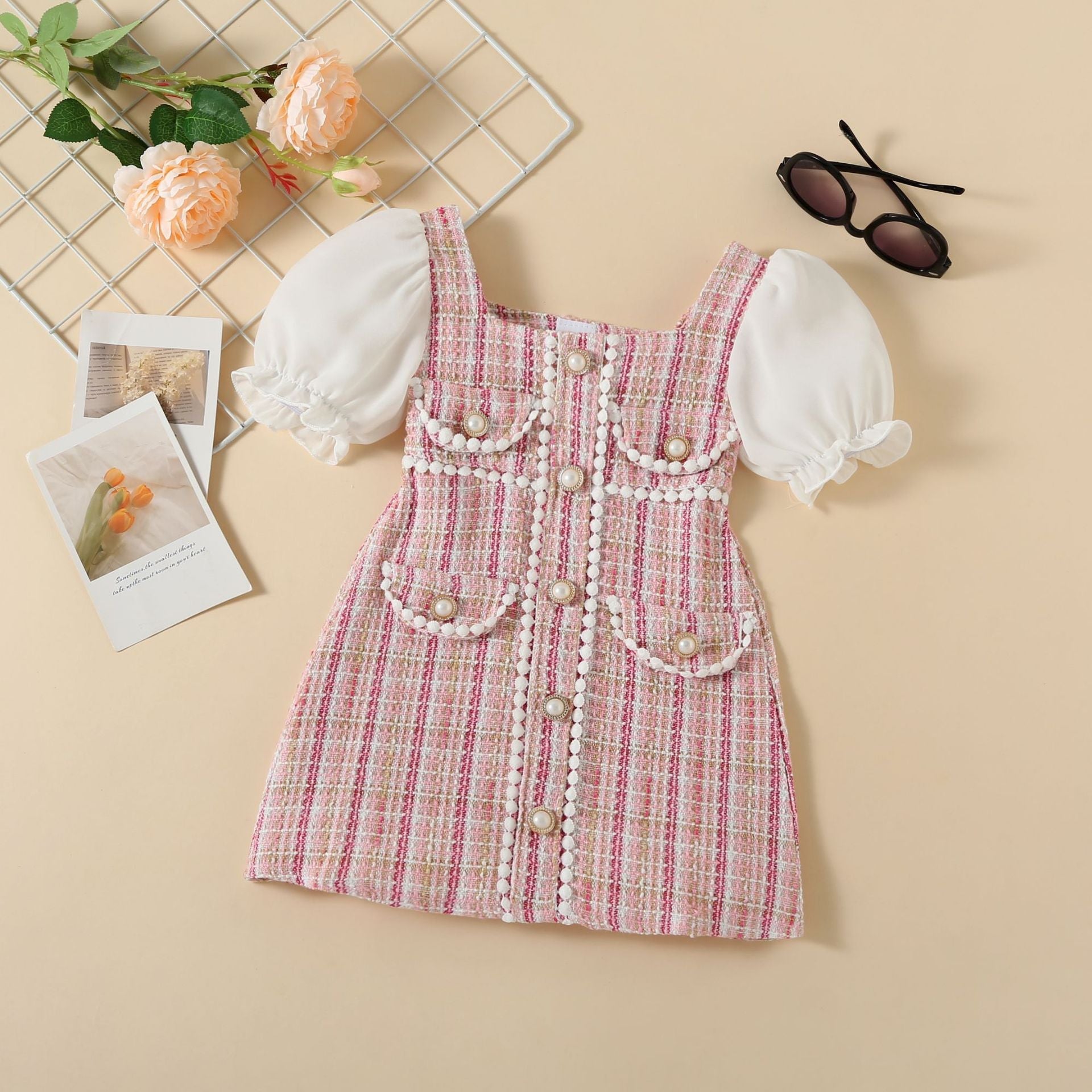 Girls Chanel Style Princess Dress Summer 2024 – Summer Kids Fashion Nepal | Tudoholic