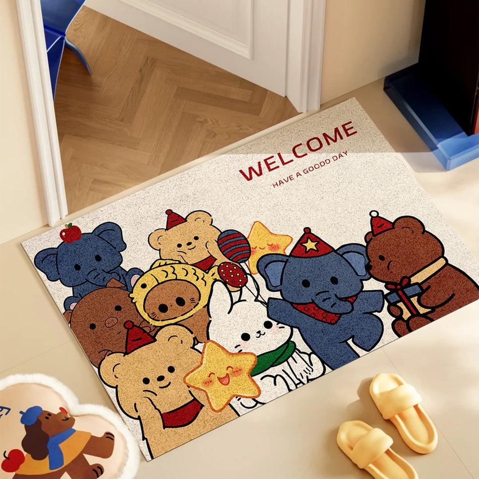 Cute Bear "Senior" Grade Entrance Mat