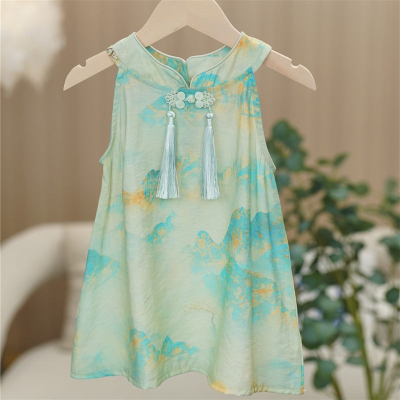 Girls Hanfu Princess Dress Summer Chinese Fairy Style – Summer Kids Fashion Nepal | Tudoholic