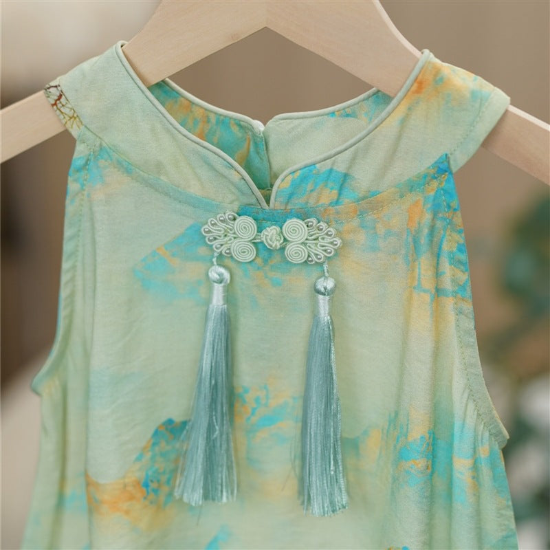 Girls Hanfu Princess Dress Summer Chinese Fairy Style – Summer Kids Fashion Nepal | Tudoholic