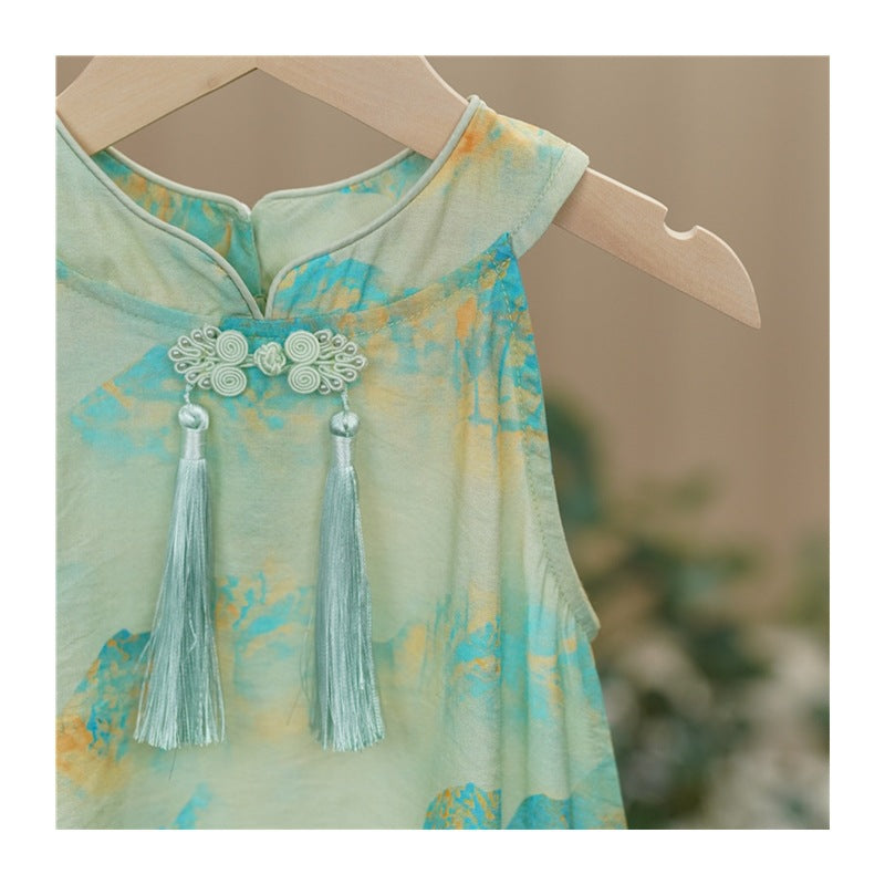 Girls Hanfu Princess Dress Summer Chinese Fairy Style – Summer Kids Fashion Nepal | Tudoholic