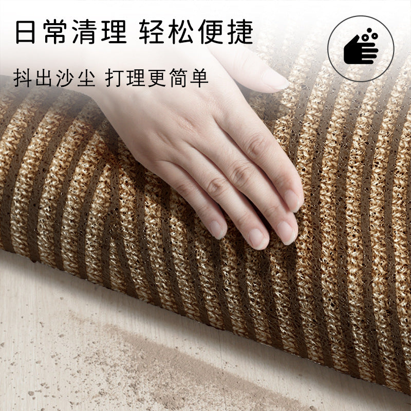 3D Visual "High-Grade" PVC Silk Ring Entrance Mat