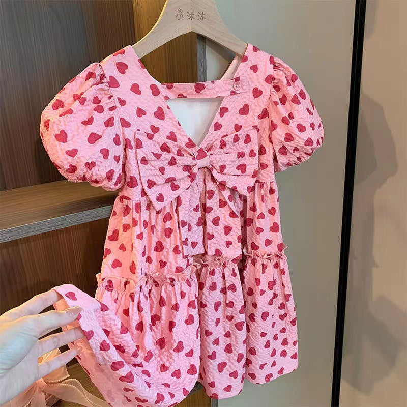 Girls Korean Style Princess Dress Summer 2024 Trendy – Summer Kids Fashion Nepal | Tudoholic